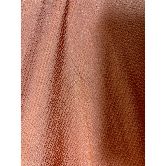 M Missoni Orange Peach Texture 100% Silk Tier Flowy Skirt Women IT 40 US Size 4 - Picture 11 of 11